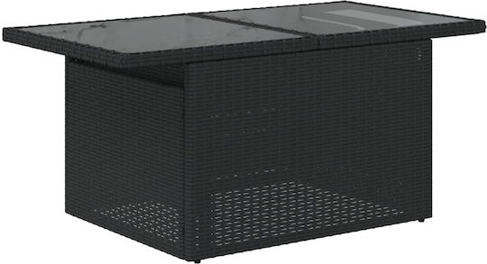Tisch Stabil Black 100x55x73cm