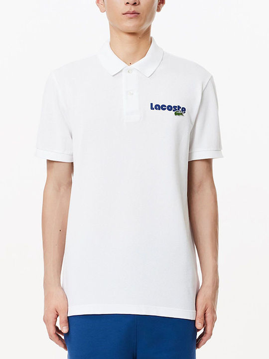 Lacoste Men's Short Sleeve Blouse Polo White