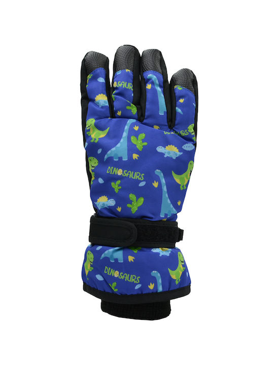Brims and Trims Kids Ski & Snowboard Gloves Blue