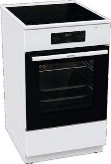 Gorenje Herd 70Es mit Induktionskochfeldern B50cm. Weiß