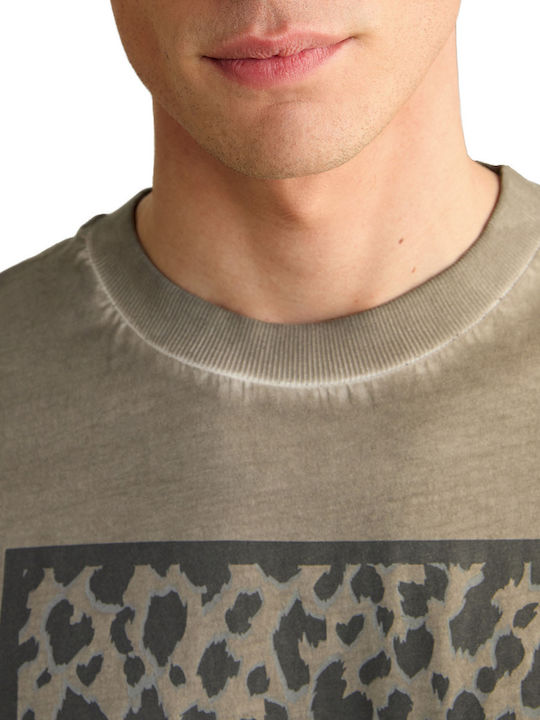 T-shirt Καφέ
