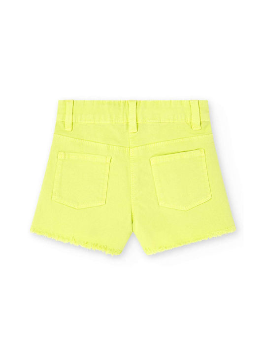 Boboli Kids Shorts/Bermuda Fabric Stretch Yellow