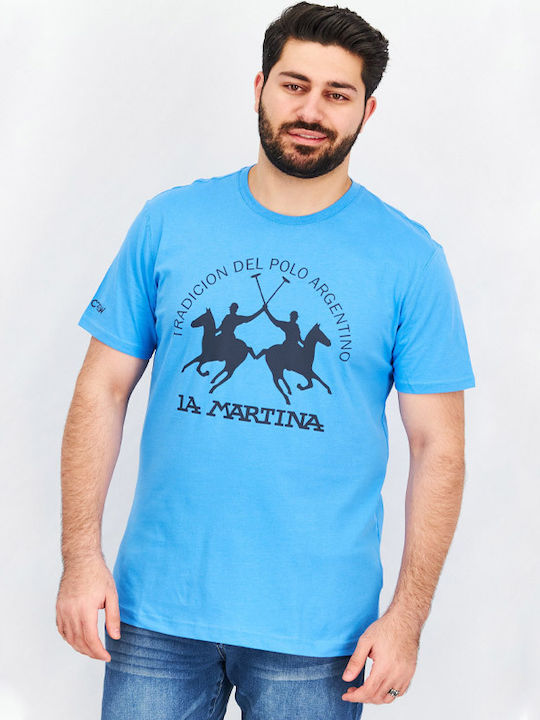 La Martina T-shirt Bărbătesc cu Mânecă Scurtă GALLERY