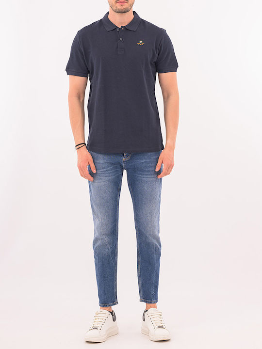 Polo Short Sleeve Blouse Darkblue