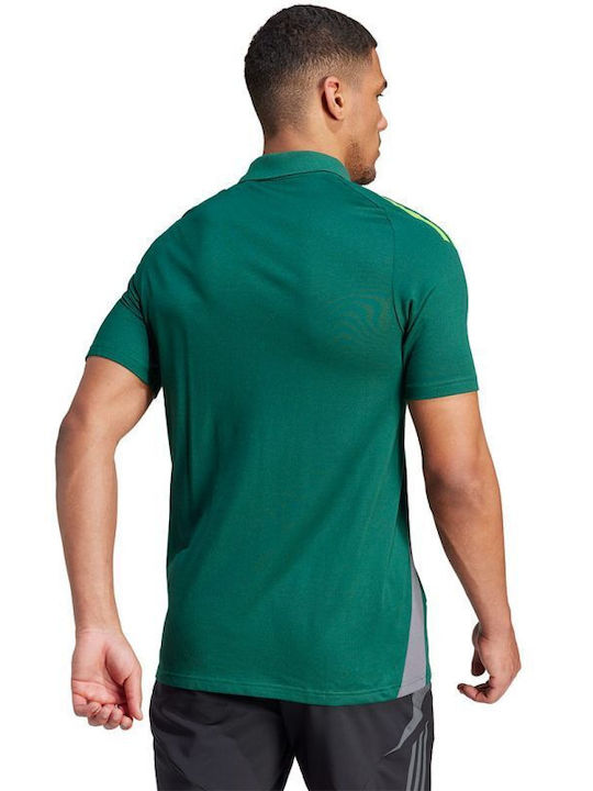 Adidas Tiro 24 Competition Men's Athletic Short Sleeve Blouse Polo Green