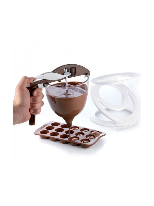 Silikomart Konditorei-Werkzeug Funnel Choc aus Kunststoff 22x16.5cm