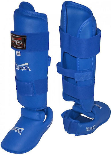 Olympus Sport WKF Style 309010 4101150 Shin Guards Adults Blue