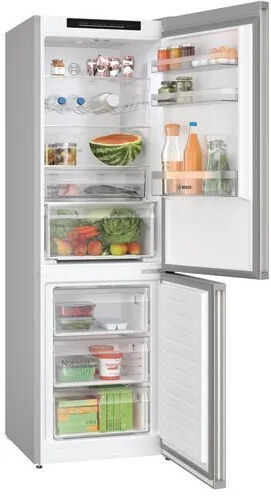 Bosch 321лт В186xШ60xД66.5см. Inox KGN362IDF