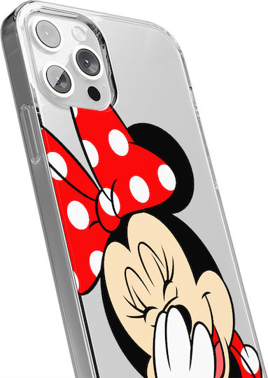Case Apple Iphone 15 Pro Minnie 006 Disney Partial Print Transparent