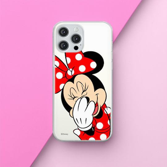 Case Apple Iphone 15 Pro Minnie 006 Disney Partial Print Transparent