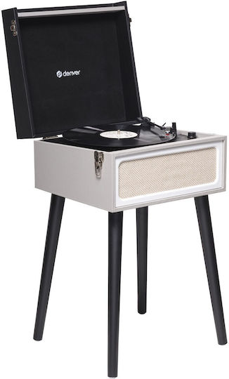 Denver VPR-250 Turntables with Preamp and Built-in Speakers Black