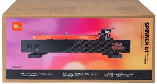 JBL Spinner Turntables with Preamp Black