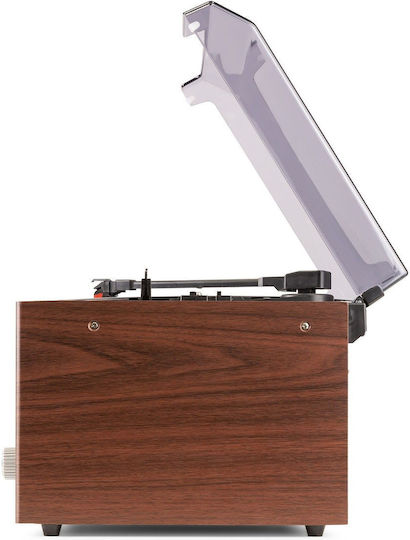 Audizio Frisco 102.200 Πικάπ με Προενίσχυση και Ενσωματωμένα Ηχεία Καφέ