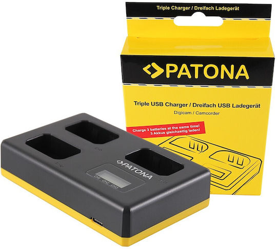 Patona Double Battery Charger Compatible with Sony