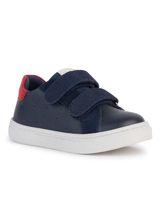 Alouette Παιδικά Sneakers Ανατομικά με Σκρατς Navy Μπλε