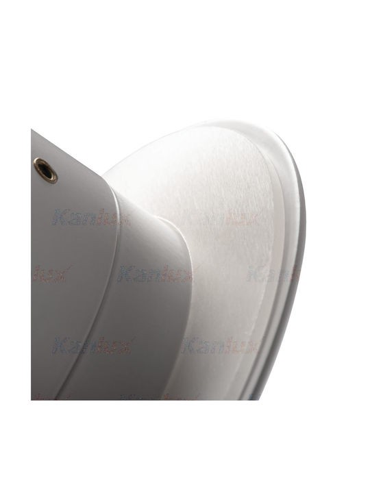 Kanlux Metalic Spot Încorporat Alb 34x34cm. 1buc