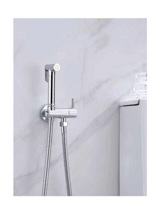 Wall Mounted Bidet Set Silver