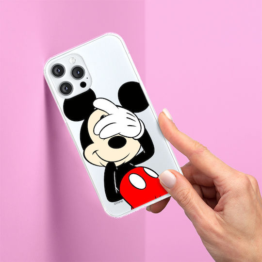 Fall Apple Iphone 15 Plus Mickey 003 Disney Teilweise drucken Transparent