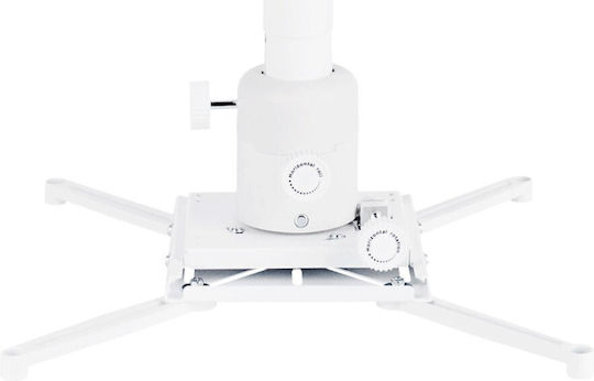 Multibrackets Suport Proiector tavan M Universal 200 cu Sarcină Maximă 10kg Alb