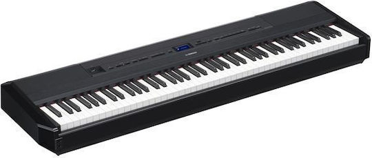 Yamaha Elektrisch Bühne Klavier P-525 mit 88 Gewichtet Tasten Eingebaute Lautsprecher und Anschluss an Kopfhörer und Computer Schwarz