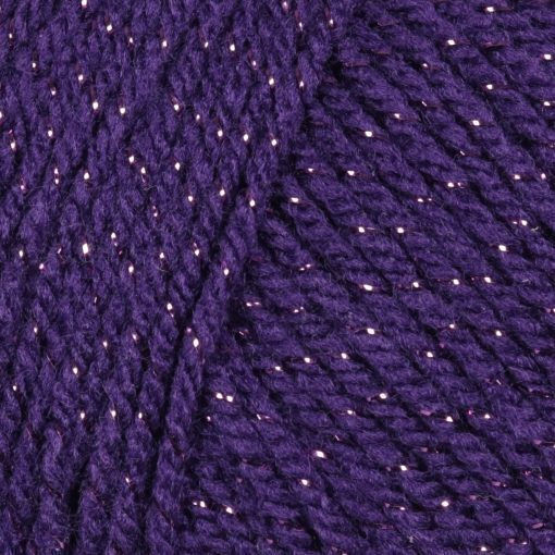 Madame Tricote Paris Star Lurex Metallisches Acrylgarn Lila 60m 100g