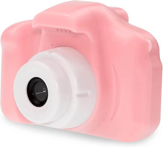 Edman Children Mini Camera Compact Φωτογραφική Μηχανή 3MP με Οθόνη 2" Ροζ