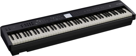 Roland Electric Stage Piano FP-E50 Pedal Set with 88 Weighted Keys Built-in Speakers and Connection with Headphones and Computer Black