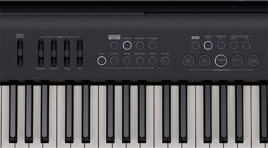 Roland Electric Stage Piano FP-E50 Pedal Set with 88 Weighted Keys Built-in Speakers and Connection with Headphones and Computer Black