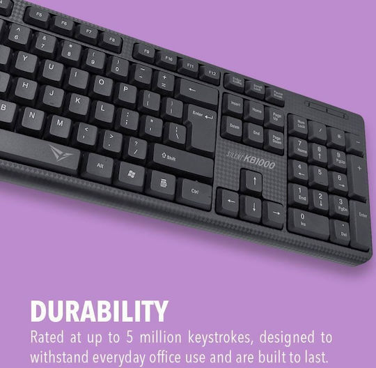 Alcatroz KB1000S Πληκτρολόγιο Αγγλικό US