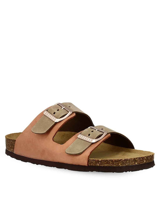 Plakton Anatomic Leather Women's Sandals Aragosta Taupe