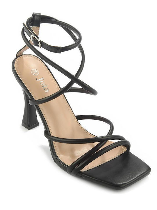 Fshoes Damen Sandalen in Schwarz Farbe