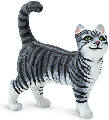 Miniatures Safari Gray Tabby Cat Grey Domestic Cat