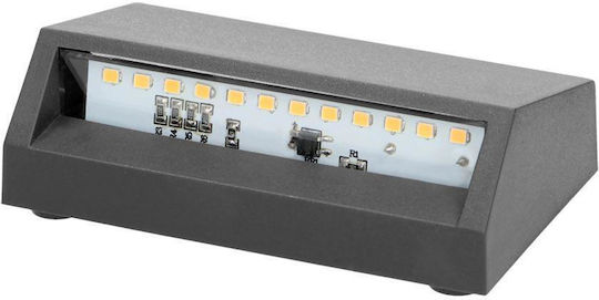 Adviti Стенно Външно Осветително Тяло LED IP65 1.5W с Естествено бяло Светлина 10x3.3x6εκ.