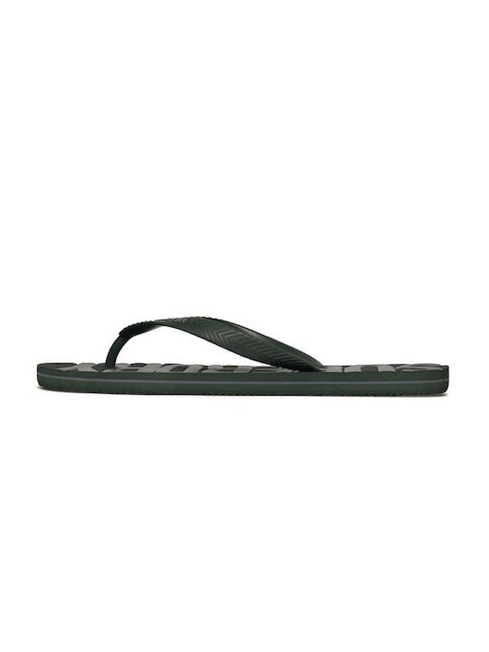 Superdry Vintage Vegan Herren-Flip-Flops Khaki