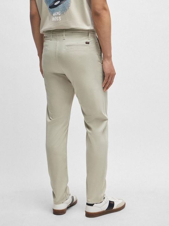 Boss Orange Trousers Chino Elastic Ecru