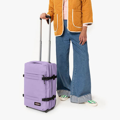 Eastpak Transit'r S Cabin Travel Suitcase Lavender Lilac with 4 Wheels Height 51cm