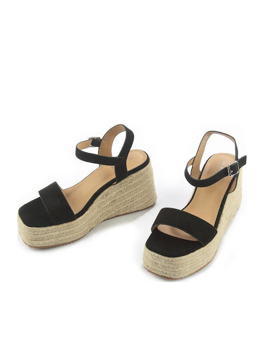 Πλατφόρμα Λεπτή Φάσα Fshoes H8/692.00 Fshoes Μαυρο