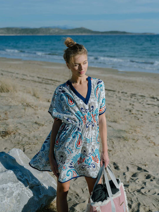 Achilleas Accessories Women's Mini Caftan Beachwear Printed