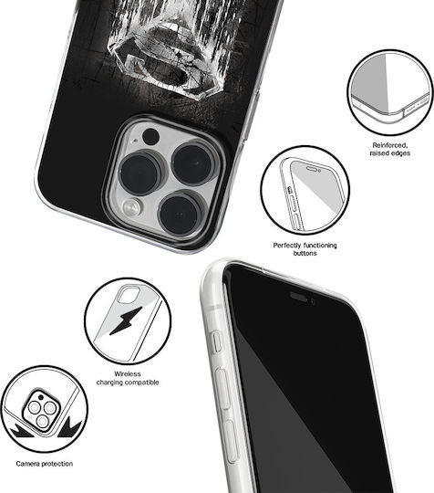 Case Samsung A13 5g A04s Superman 003 Dc Imprint Full Black