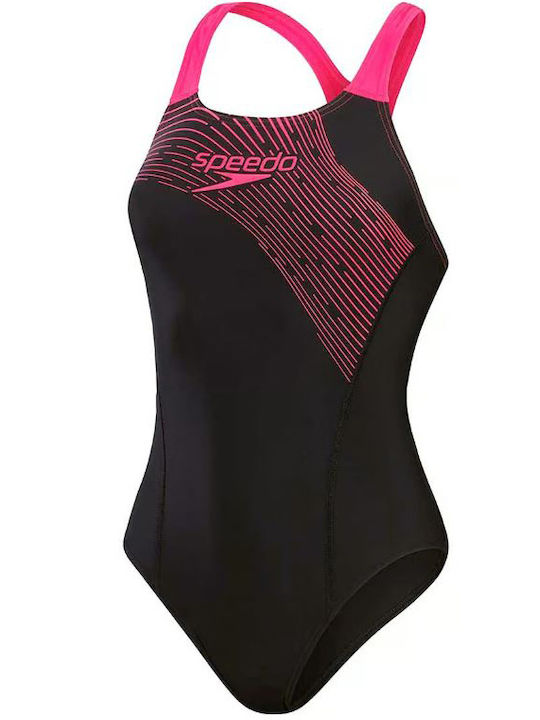 Medley Logo One-Piece Swimsuit Black