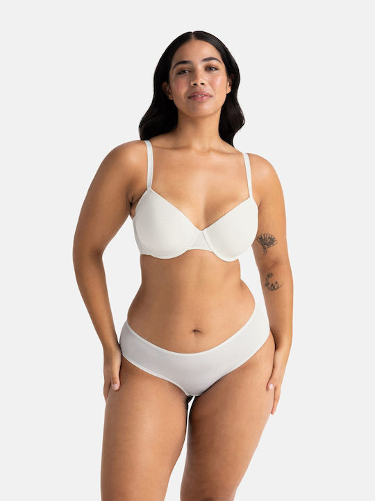 Melanie Demi Coral/ivory Сутиен с Банели 2Pack