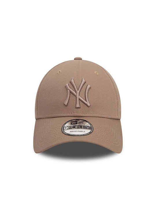 New Era New York Yankees League Essential 9FORTY Jockey Beige