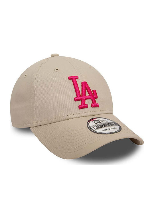 New Era Adult League Essential MLB 9Forty Los Angeles Dodgers Cap Ecru 60503375 New Era