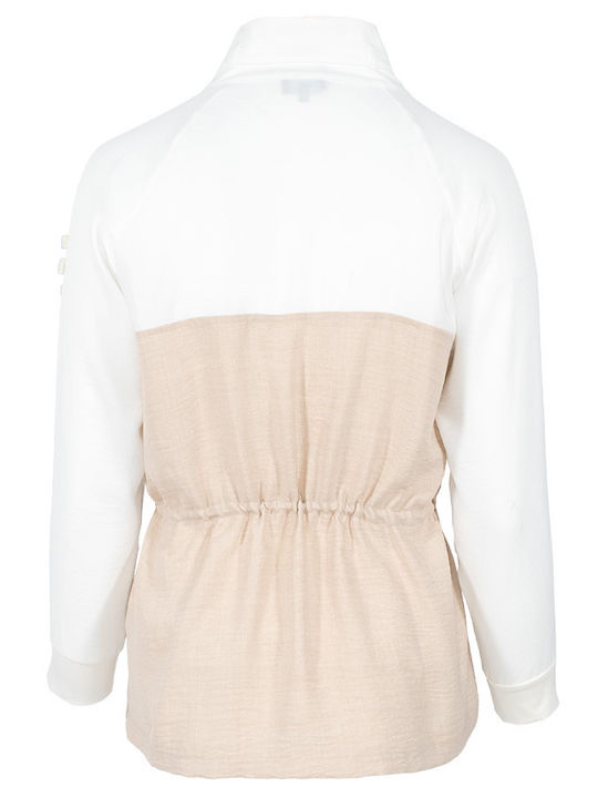 Damen Jacke Beige