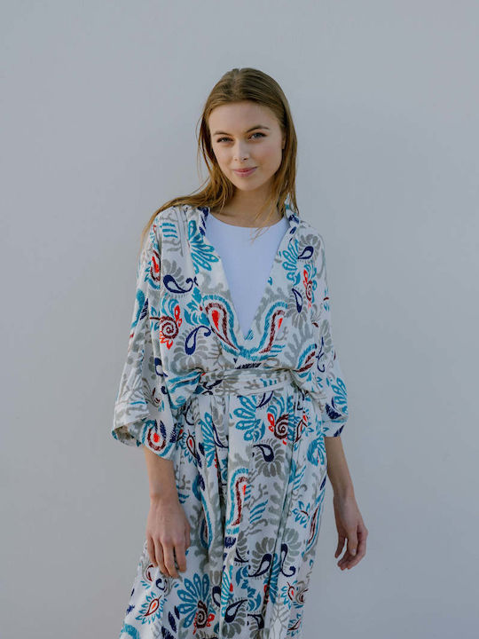 Damen Kimono Mehrfarbig