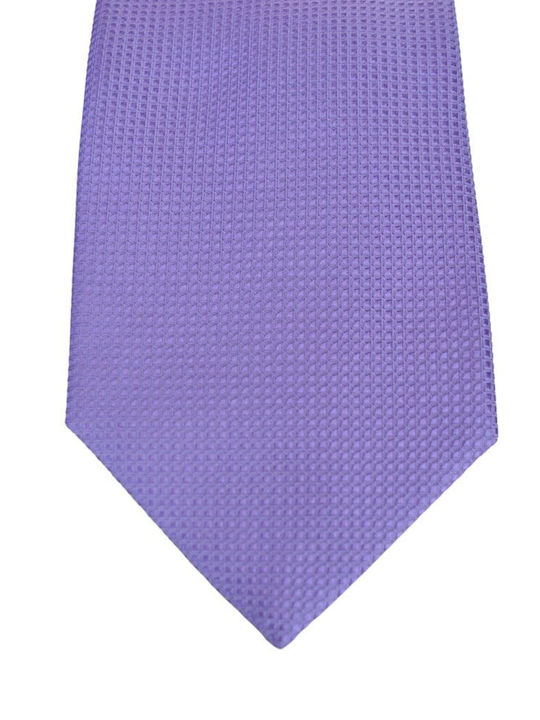 Silk Tie Octopus Lilac Solid 7.5 cm Silk Tie Octopus Lilac Solid 7.5 cm