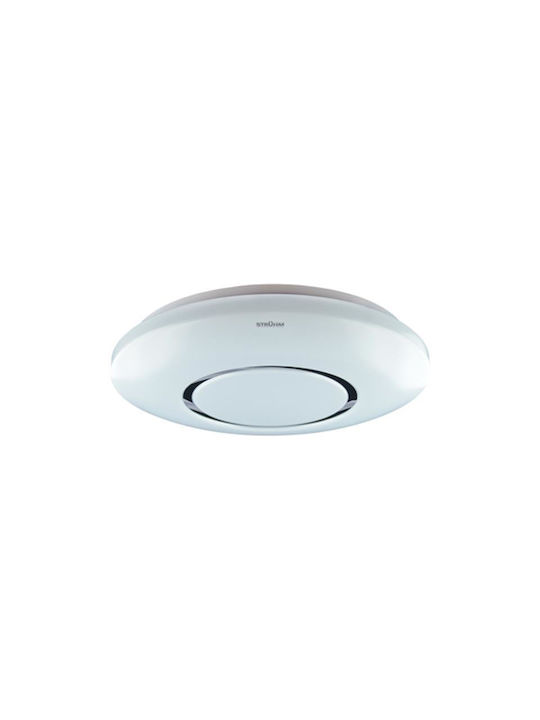 Struhm Deckenleuchte Badezimmer 40cm Weiß mit Integrierter LED