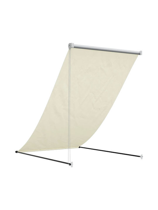 vidaXL Zelt Terrasse mit LEDs Beige 1.5x1.5m
