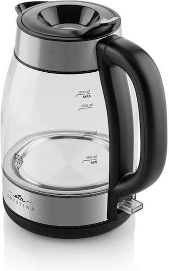 ETA Fierbător 1.7lt 2200W Argintiu