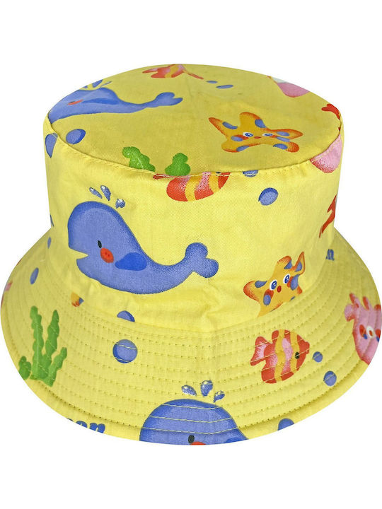 Summertiempo Παιδικό Καπέλο Bucket Κίτρινο